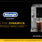 LINEN CHEST – WIN the Dinamica Cappuccino Top Machine