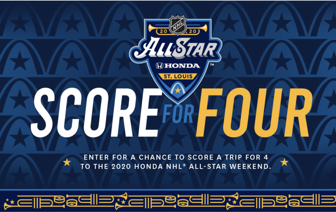 2020 Honda NHL® AllStar Game Score for Four Contest 2020 Honda NHL® AllStar Game Score for Four Contest