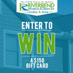 Riverbend Windows and Doors $150 Gift Card Sweepstakes