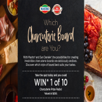 Mastro® & San Daniele® “You Could Win 1 of 10 Charcuterie Prize Packages” Contest