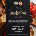 Mastro® & San Daniele® “You Could Win 1 of 10 Charcuterie Prize Packages” Contest