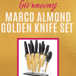 Steamy Kitchen – Marco Almond Golden Titanium Knife Set Giveaway