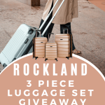 Rockland 3 Piece Luggage Set Giveaway