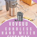 VOVGUU Cordless Hand Mixer Giveaway