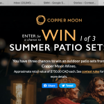 Copper Moon Patio Set Contest